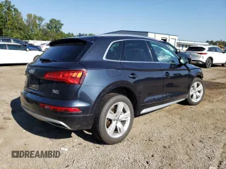 2018 Audi Q5 Premium Plus with VIN WA1BNAFY0J2040205, listed as a Copart auction lot 59352672 with 0 mi miles. Bid and sale history available at carsss.com. Image 4.