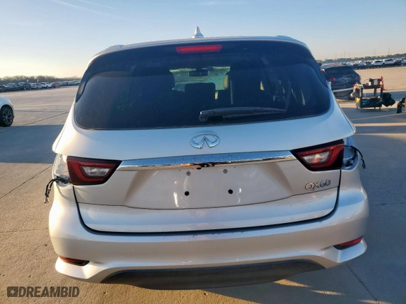2019 Infiniti QX60 PURE with VIN 5N1DL0MN1KC556586, listed as a Copart auction lot 44988625 with NaN miles and Salvage Title. Bid and sale history available at carsss.com. Image 6.
