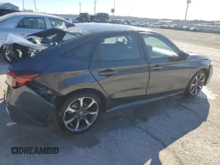 2025 Honda Civic Sedan Hybrid Sport with VIN 2HGFE4F8XSH307465, listed as a Copart auction lot 42636535 with 908 mi miles and Salvage Title. Bid and sale history available at carsss.com. Image 3.