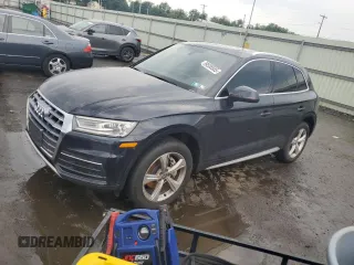 2018 Audi Q5 Premium Plus z VIN WA1BNAFY4J2021284, wystawiony jako Copart lot #59538585 z przebiegiem 69 978 mil mil oraz Szkoda całkowita • Salvage title. Historia ofert i sprzedaży dostępna na DreamBid. Obrazek 1.