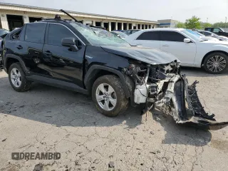 2021 Toyota RAV4 Hybrid LE with VIN 4T3L6RFVXMU028179, listed as a Copart auction lot 54845915 with 77,790 mi miles and Salvage title. Bid and sale history available at DreamBid. Image 4.