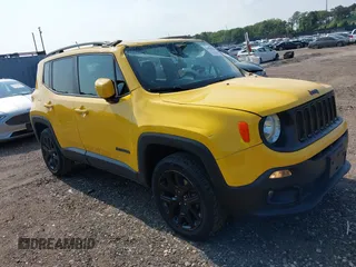 2017 Jeep Renegade Latitude with VIN ZACCJBBB5HPF72093, listed as a IAAI auction lot 42659596 with 57,610 mi miles and . Bid and sale history available at DreamBid. Image 1.