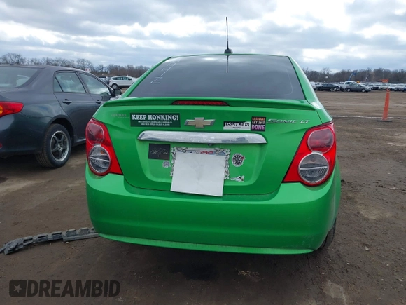 2015 Chevrolet Sonic LT with VIN 1G1JC5SH7F4104412, listed as a IAAI auction lot 41737655 with 124,304 mi miles and . Bid and sale history available at DreamBid. Image 16.