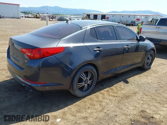 2011 Kia Optima LX with VIN KNAGM4A79B5063381, listed as a IAAI auction lot 42157171 with 175,069 mi miles and . Bid and sale history available at carsss.com. Image 4.