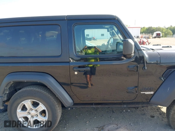 2021 Jeep Wrangler Sport S with VIN 1C4HJXAG6MW744998, listed as a IAAI auction lot 42170965 with 59,373 mi miles and . Bid and sale history available at DreamBid. Image 13.