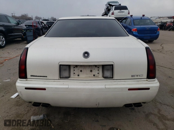 2001 Cadillac Eldorado Touring ETC z VIN 1G6ET12921B103685, wystawiony jako Copart lot #84565144 z przebiegiem 99 265 mil mil oraz Szkoda całkowita • Salvage title. Historia ofert i sprzedaży dostępna na DreamBid. Obrazek 6.