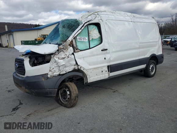 2019 Ford Transit with VIN 1FTYR2CM7KKB65988, listed as a Copart auction lot 56770645 with Not Provided miles and Salvage Title. Bid and sale history available at DreamBid. Image 1.
