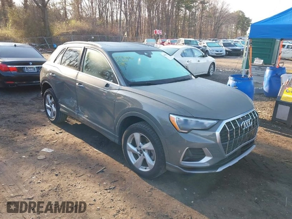 2021 Audi Q3 Premium with VIN WA1AUCF34M1099668, listed as a IAAI auction lot 41990226 with 69,866 mi miles and . Bid and sale history available at DreamBid. Image 1.