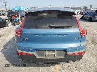 2024 Volvo XC40 Plus Dark Theme with VIN YV4L12UL9R2257599, listed as a Copart auction lot 41537295 with 10,323 mi miles and Salvage title. Bid and sale history available at DreamBid. Image 6.