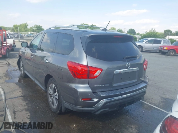 2017 Nissan Pathfinder S with VIN 5N1DR2MN6HC659747, listed as a IAAI auction lot 42275147 with 173,215 mi miles and . Bid and sale history available at DreamBid. Image 3.