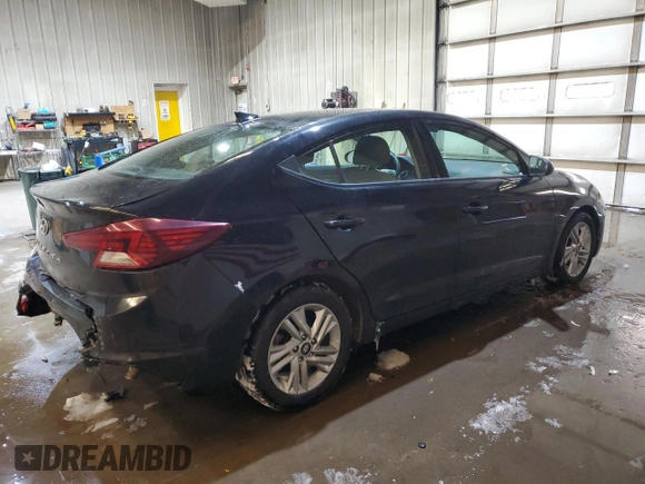 2020 Hyundai Elantra SEL with VIN 5NPD84LF4LH626644, listed as a Copart auction lot 44551085 with 70,268 mi miles and Salvage Title. Bid and sale history available at DreamBid. Image 3.