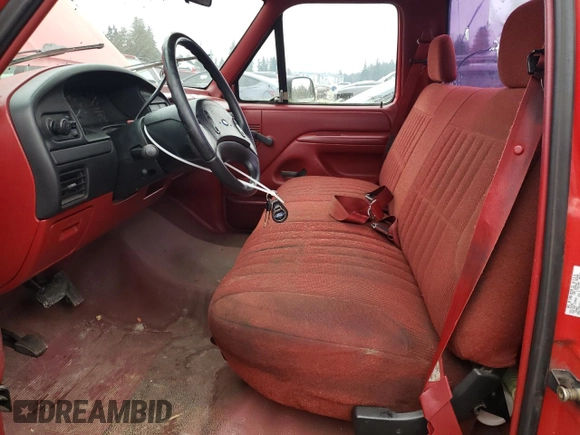 1992 Ford F-150 with VIN 1FTEF15H4NPA80362, listed as a Copart auction lot 87973455 with 0 mi miles and Clean Title. Bid and sale history available at carsss.com. Image 7.