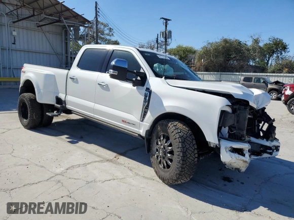 2024 Ford F-350 XL with VIN 1FT8W3DM5REC34294, listed as a Copart auction lot 81778104 with 8,767 mi miles and Salvage Title. Bid and sale history available at DreamBid. Image 1.