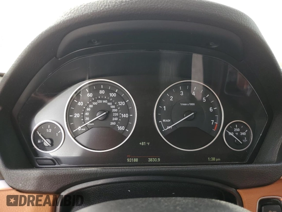 2015 BMW 4 Series 428i xDrive with VIN WBA4C9C53FG135314, listed as a Copart auction lot 82090253 with 93,188 mi miles and . Bid and sale history available at DreamBid. Image 9.