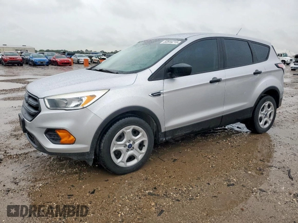 2017 Ford Escape S with VIN 1FMCU0F71HUD44345, listed as a Copart auction lot 60644215 with 115,300 mi miles and Salvage title. Bid and sale history available at DreamBid. Image 1.