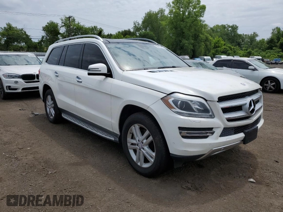 2014 Mercedes-Benz GL 450 with VIN 4JGDF7CE1EA323471, listed as a Copart auction lot 60475615 with 178,524 mi miles and Salvage title. Bid and sale history available at DreamBid. Image 4.