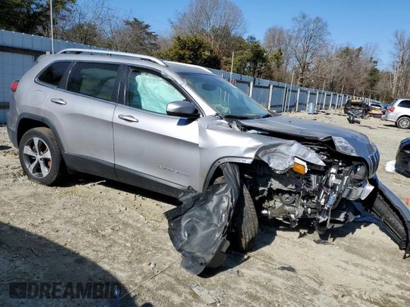 2019 Jeep Cherokee Limited z VIN 1C4PJMDX5KD282318, wystawiony jako Copart lot #46144975 z przebiegiem 80 545 mil mil oraz Szkoda całkowita • Salvage title. Historia ofert i sprzedaży dostępna na DreamBid. Obrazek 4.