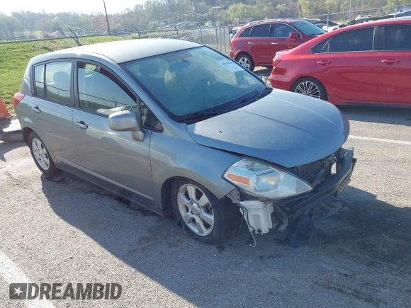 2007 Nissan Versa 1.8 S with VIN 3N1BC13E37L379587, listed as a IAAI auction lot 41954699 with 58,339 mi miles. Bid and sale history available at carsss.com. Image 1.