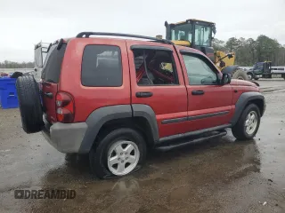 2006 Jeep Liberty Sport with VIN 1J4GL48K66W204160, listed as a Copart auction lot 45196085 with Not Provided miles and Non Repairable. Bid and sale history available at carsss.com. Image 3.