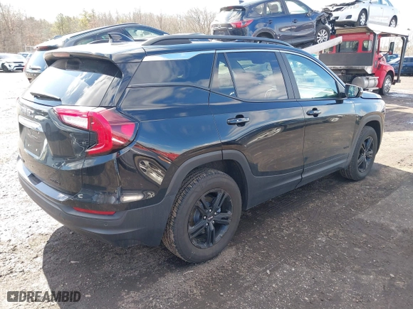 2022 GMC Terrain SLE with VIN 3GKALTEV8NL207168, listed as a IAAI auction lot 41595775 with 19,311 mi miles. Bid and sale history available at carsss.com. Image 4.