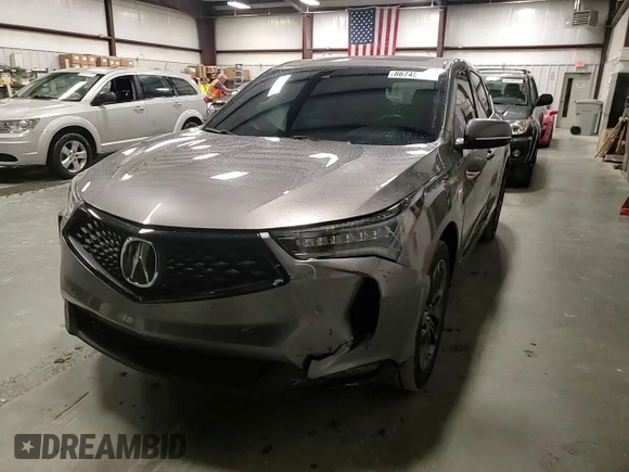 2023 Acura RDX w/A-Spec Package with VIN 5J8TC1H67PL005466, listed as a Copart auction lot 86745844 with 19,304 mi miles and Salvage title. Bid and sale history available at DreamBid. Image 13.