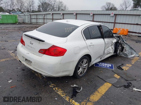 2011 Infiniti G25 Journey z VIN JN1DV6AP6BM603082, wystawiony jako IAAI lot #41391469 z przebiegiem 126 432 mil mil oraz . Historia ofert i sprzedaży dostępna na DreamBid. Obrazek 4.