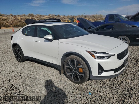 2021 Polestar 2 Launch Edition with VIN LPSED3KA9ML017586, listed as a Copart auction lot 74527864 with 31,568 mi miles and Salvage Title. Bid and sale history available at carsss.com. Image 4.