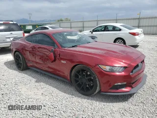 2017 Ford Mustang GT with VIN 1FA6P8CF4H5344536, listed as a Copart auction lot 61258635 with Not provided miles and Salvage title. Bid and sale history available at DreamBid. Image 4.