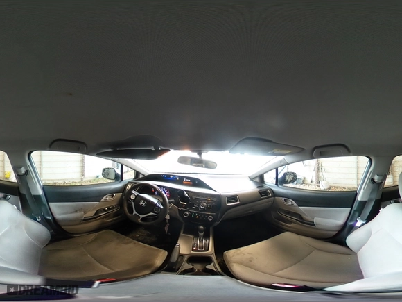 2013 Honda Civic Sdn LX with VIN 19XFB2F5XDE273415, listed as a Copart auction lot 52092405 with 245,502 mi miles and Salvage Title. Bid and sale history available at carsss.com. Image 12.