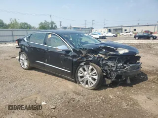 2017 Chevrolet Impala Premier with VIN 2G1145S33H9147291, listed as a Copart auction lot 59588315 with Not provided miles and Salvage title. Bid and sale history available at DreamBid. Image 4.