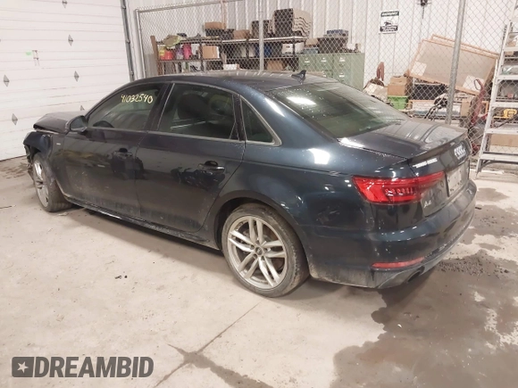 2017 Audi A4 Season of Audi Premium with VIN WAUDNAF47HN048061, listed as a IAAI auction lot 41032540 with 184,893 mi miles. Bid and sale history available at carsss.com. Image 3.