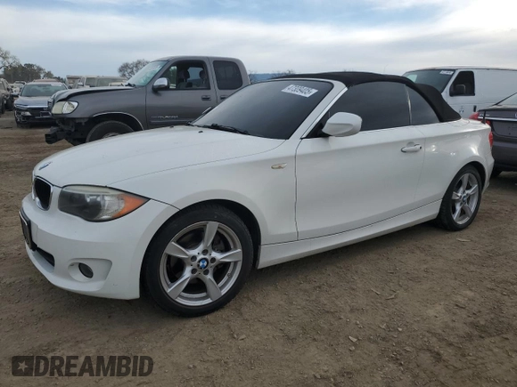 2012 BMW 1 Series 128i с VIN WBAUN1C53CVH84150, выставлен на аукционе Copart как лот 47309405 с пробегом 102 570 миль миль и Списание • Salvage title. История ставок и продаж доступна на DreamBid. Изображение 1.