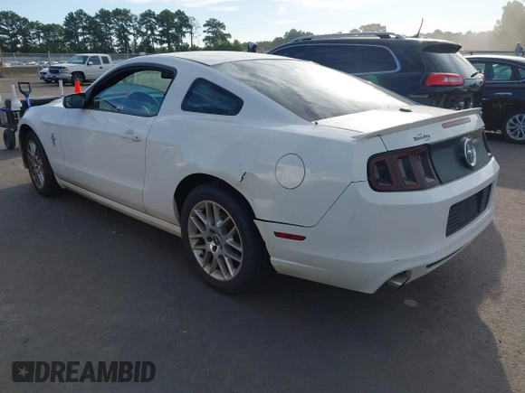 2013 Ford Mustang V6 with VIN 1ZVBP8AM1D5254018, listed as a IAAI auction lot 42738081 with 231,643 mi miles and . Bid and sale history available at DreamBid. Image 3.