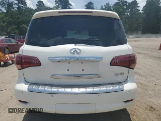 2016 Infiniti QX80 with VIN JN8AZ2NF3G9613436, listed as a Copart auction lot 62862395 with 116,374 mi miles and Salvage title. Bid and sale history available at DreamBid. Image 6.