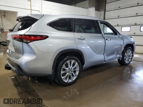2021 Toyota Highlander Limited z VIN 5TDDZRBH5MS524911, wystawiony jako Copart lot #51312285 z przebiegiem 42 267 mil mil oraz Nie do naprawy • Non repairable. Historia ofert i sprzedaży dostępna na DreamBid. Obrazek 3.