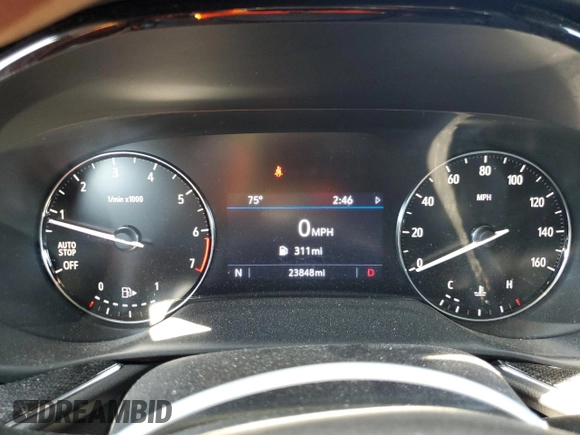 2022 Buick Envision Preferred with VIN LRBAZLR45ND067404, listed as a Copart auction lot 52298195 with 23,848 mi miles and Salvage Title. Bid and sale history available at carsss.com. Image 9.