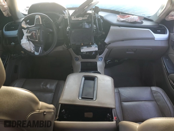 2018 GMC Yukon SLT with VIN 1GKS1BKC6JR384246, listed as a Copart auction lot 86987634 with 0 mi miles and Salvage Title. Bid and sale history available at carsss.com. Image 8.