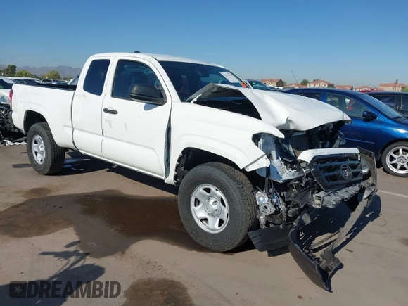 2021 Toyota Tacoma SR with VIN 3TYRX5GN8MT013815, listed as a IAAI auction lot 42311783 with 28,327 mi miles and . Bid and sale history available at DreamBid. Image 1.