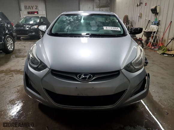 2015 Hyundai Elantra SE with VIN 5NPDH4AE8FH579973, listed as a Copart auction lot 81743604 with 168,904 mi miles and Salvage Title. Bid and sale history available at carsss.com. Image 5.