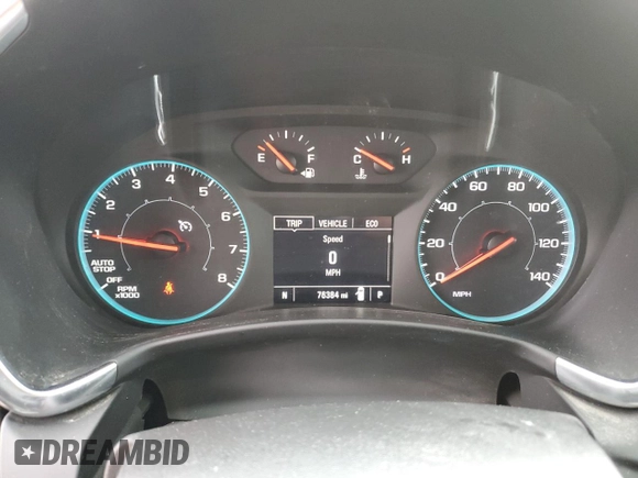 2021 Chevrolet Equinox LS with VIN 3GNAX5EVXMS173340, listed as a Copart auction lot 43257585 with 76,384 mi miles and Clean title. Bid and sale history available at DreamBid. Image 9.