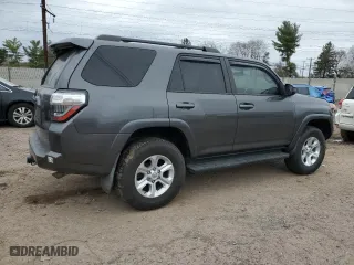 2019 Toyota 4Runner SR5 with VIN JTEBU5JR2K5661506, listed as a Copart auction lot 51609215 with 65,133 mi miles and Salvage Title. Bid and sale history available at carsss.com. Image 3.