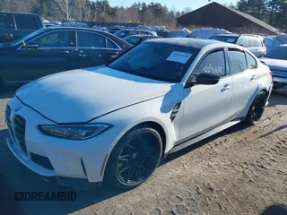 2024 BMW M3 Competition xDrive with VIN WBS43AY04RFT49362, listed as a IAAI auction lot 41691688 with Not provided miles and . Bid and sale history available at DreamBid. Image 14.