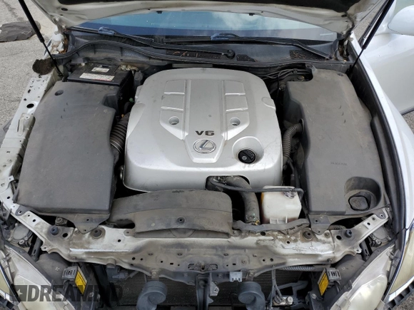 2006 Lexus GS 300 z VIN JTHBH96SX65013976, wystawiony jako Copart lot #54421355 z przebiegiem 208 723 mil mil oraz Szkoda całkowita • Salvage title. Historia ofert i sprzedaży dostępna na DreamBid. Obrazek 11.