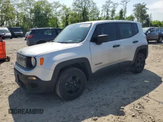 2018 Jeep Renegade Upland with VIN ZACCJBAB9JPG88212, listed as a Copart auction lot 55268405 with 72,473 mi miles and Salvage title. Bid and sale history available at DreamBid. Image 1.