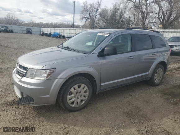 2017 Dodge Journey SE with VIN 3C4PDCAB0HT707134, listed as a Copart auction lot 50392885 with 112,934 mi miles and Clean Title. Bid and sale history available at carsss.com. Image 1.
