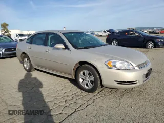 2012 Chevrolet Impala LS Retail with VIN 2G1WA5E30C1264411, listed as a Copart auction lot 46579515 with 90,531 mi miles and Salvage Title. Bid and sale history available at DreamBid. Image 4.
