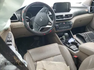 2019 Hyundai Tucson Ultimate with VIN KM8J3CAL9KU038727, listed as a Copart auction lot 52096835 with 0 mi miles and Salvage Title. Bid and sale history available at carsss.com. Image 8.