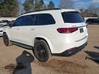 2021 Mercedes-Benz GLS 63 AMG with VIN 4JGFF8KE7MA432743, listed as a IAAI auction lot 41621423 with 65,225 mi miles and . Bid and sale history available at DreamBid. Image 3.