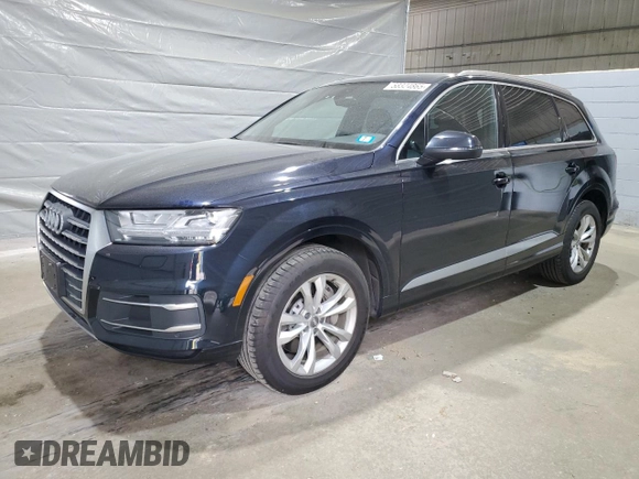 2018 Audi Q7 Premium Plus with VIN WA1LHAF75JD013380, listed as a Copart auction lot 58324865 with 92,877 mi miles and Salvage title. Bid and sale history available at DreamBid. Image 1.