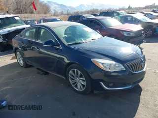 2016 Buick Regal Premium II with VIN 2G4GS5GX8G9199819, listed as a IAAI auction lot 41383318 with 64,330 mi miles and . Bid and sale history available at DreamBid. Image 1.